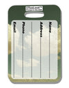 The Sky is Falling Luggage Tag Dual Sided All Over Print-Luggage Tag-TooLoud-White-One Size-Davson Sales