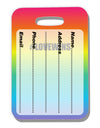 Rainbow Print - Hashtag Love Wins Luggage Tag Dual Sided All Over Print-Luggage Tag-TooLoud-White-One Size-Davson Sales