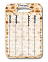 Matzo Luggage Tag Dual Sided All Over Print-Luggage Tag-TooLoud-White-One Size-Davson Sales