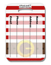 Pirate Crew Costume - Red Luggage Tag Dual Sided All Over Print-Luggage Tag-TooLoud-White-One Size-Davson Sales