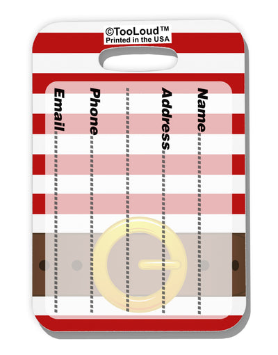 Pirate Crew Costume - Red Luggage Tag Dual Sided All Over Print-Luggage Tag-TooLoud-White-One Size-Davson Sales