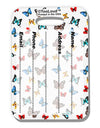 Watercolor Butterflies AOP Luggage Tag Dual Sided All Over Print-Luggage Tag-TooLoud-White-One Size-Davson Sales