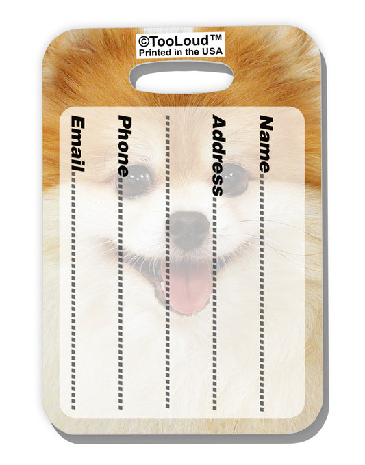 Adorable Pomeranian 1 Luggage Tag Dual Sided All Over Print-Luggage Tag-TooLoud-White-One Size-Davson Sales