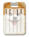 Adorable Pomeranian 1 Luggage Tag Dual Sided All Over Print-Luggage Tag-TooLoud-White-One Size-Davson Sales