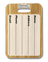 Light Wood Look Luggage Tag Dual Sided All Over Print by-Luggage Tag-TooLoud-White-One Size-Davson Sales