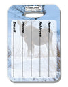 TooLoud Winter Scene All-Over-Print Luggage Tag Dual Sided All Over Print-Luggage Tag-TooLoud-White-One Size-Davson Sales