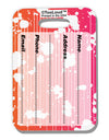 Splatter AOP - Orange Pink Luggage Tag Dual Sided All Over Print-Luggage Tag-TooLoud-White-One Size-Davson Sales