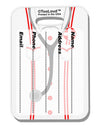 Nurse AOP Luggage Tag Dual Sided All Over Print-Luggage Tag-TooLoud-White-One Size-Davson Sales