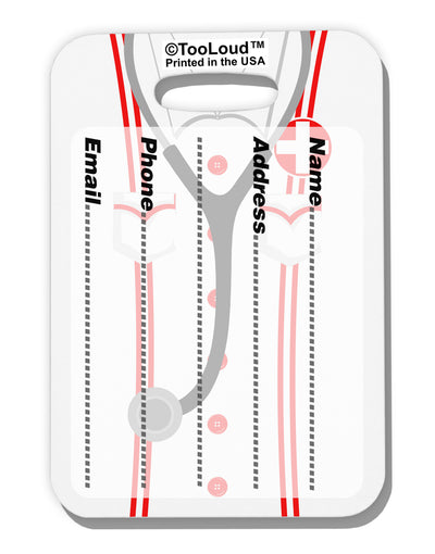 Nurse AOP Luggage Tag Dual Sided All Over Print-Luggage Tag-TooLoud-White-One Size-Davson Sales