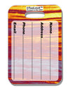 Ocean Sunset Abstract Luggage Tag Dual Sided All Over Print by-Luggage Tag-TooLoud-White-One Size-Davson Sales