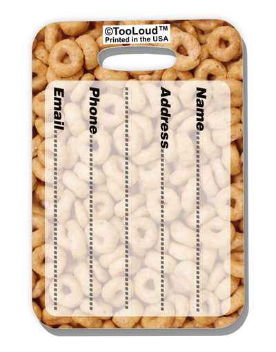 Breakfast Cereal All Over Luggage Tag Dual Sided All Over Print-Luggage Tag-TooLoud-White-One Size-Davson Sales