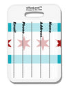 Chicago Flag AOP Luggage Tag Dual Sided All Over Print-Luggage Tag-TooLoud-White-One Size-Davson Sales