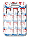 Democratic Symbol All Over Luggage Tag Dual Sided All Over Print-Luggage Tag-TooLoud-White-One Size-Davson Sales