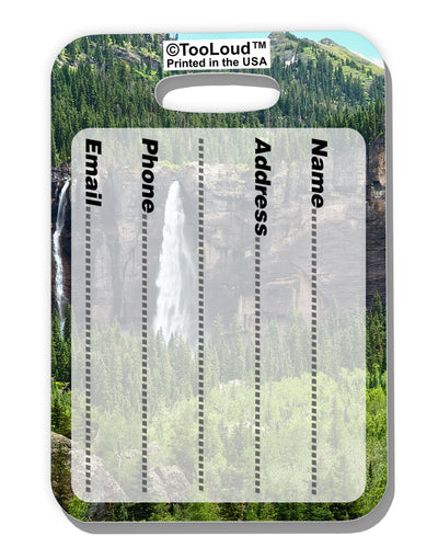 Nature Beauty - Cliffs Luggage Tag Dual Sided All Over Print by-Luggage Tag-TooLoud-White-One Size-Davson Sales