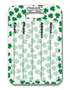 Find the 4 Leaf Clover Shamrocks Luggage Tag Dual Sided All Over Print-Luggage Tag-TooLoud-White-One Size-Davson Sales