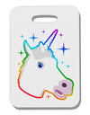 Magical Rainbow Sparkle Unicorn Thick Plastic Luggage Tag-Luggage Tag-TooLoud-White-One Size-Davson Sales