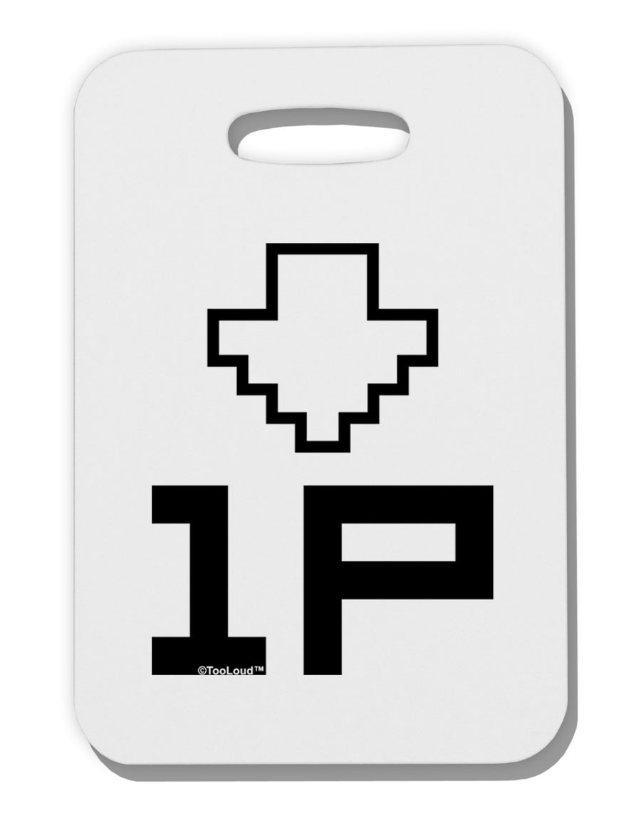 Player One Couples Design Thick Plastic Luggage Tag-Luggage Tag-TooLoud-White-One Size-Davson Sales