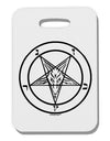 Sigil of Baphomet Thick Plastic Luggage Tag by-Luggage Tag-TooLoud-White-One Size-Davson Sales