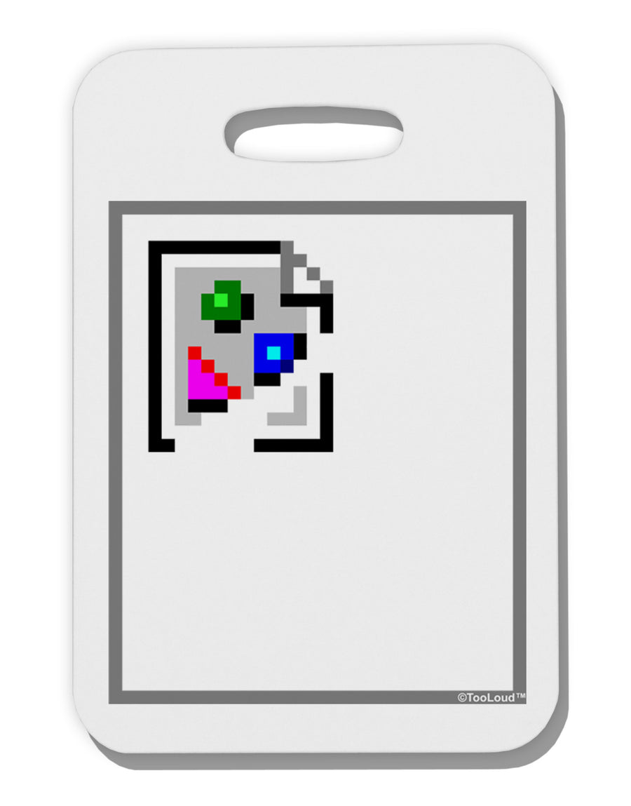 Broken Image Link - Tech Humor Thick Plastic Luggage Tag by-Luggage Tag-TooLoud-White-One Size-Davson Sales