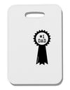 Number One Dad Award Ribbon Thick Plastic Luggage Tag-Luggage Tag-TooLoud-White-One Size-Davson Sales