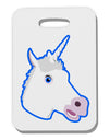 Fanciful Unicorn Thick Plastic Luggage Tag-Luggage Tag-TooLoud-White-One Size-Davson Sales