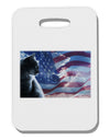 All American Cat Thick Plastic Luggage Tag by TooLoud-Luggage Tag-TooLoud-White-One Size-Davson Sales