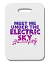 Electric Sky Color Thick Plastic Luggage Tag-Luggage Tag-TooLoud-White-One Size-Davson Sales