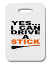 Drive Stick Orange Thick Plastic Luggage Tag-Luggage Tag-TooLoud-White-One Size-Davson Sales