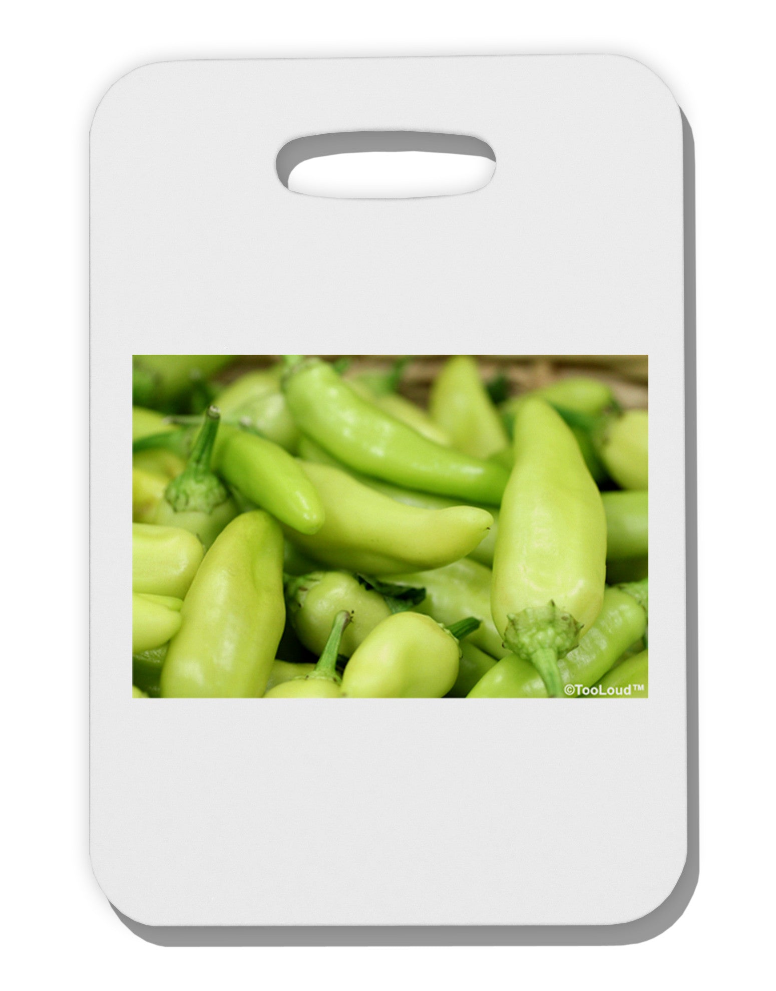 Buy Local - Jalapenos Thick Plastic Luggage Tag-Luggage Tag-TooLoud-White-One Size-Davson Sales