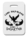 Cabin 4 Demeter Camp Half Blood Thick Plastic Luggage Tag-Luggage Tag-TooLoud-White-One Size-Davson Sales