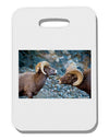 Two Bighorn Rams Thick Plastic Luggage Tag-Luggage Tag-TooLoud-White-One Size-Davson Sales