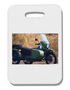 Sidecar Motorcycle Photo Thick Plastic Luggage Tag-Luggage Tag-TooLoud-White-One Size-Davson Sales