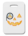 Monocle Jack-o-Lantern Color Thick Plastic Luggage Tag-Luggage Tag-TooLoud-White-One Size-Davson Sales