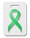 Celiac Disease Awareness Ribbon - Light Green Thick Plastic Luggage Tag-Luggage Tag-TooLoud-White-One Size-Davson Sales