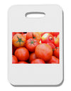 Buy Local Produce Tomatoes Thick Plastic Luggage Tag-Luggage Tag-TooLoud-White-One Size-Davson Sales