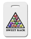 Sweet Rack - Pool Thick Plastic Luggage Tag-Luggage Tag-TooLoud-White-One Size-Davson Sales