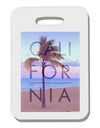 California Beach Filter Thick Plastic Luggage Tag-Luggage Tag-TooLoud-White-One Size-Davson Sales