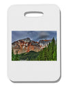 Colorado Mountains Forrest Thick Plastic Luggage Tag-Luggage Tag-TooLoud-White-One Size-Davson Sales