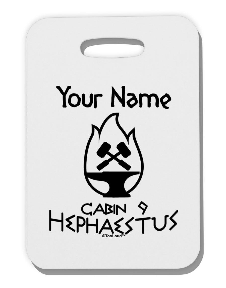 Personalized Cabin 9 Hephaestus Thick Plastic Luggage Tag-Luggage Tag-TooLoud-White-One Size-Davson Sales