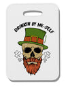 TooLoud Drinking By Me-Self Thick Plastic Luggage Tag-Luggage Tag-TooLoud-Davson Sales