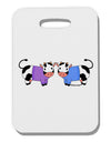 Cute Pair of Sweater Cows Thick Plastic Luggage Tag-Luggage Tag-TooLoud-White-One Size-Davson Sales