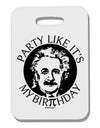 Pi Day - Birthday Design Thick Plastic Luggage Tag by TooLoud-Luggage Tag-TooLoud-White-One Size-Davson Sales