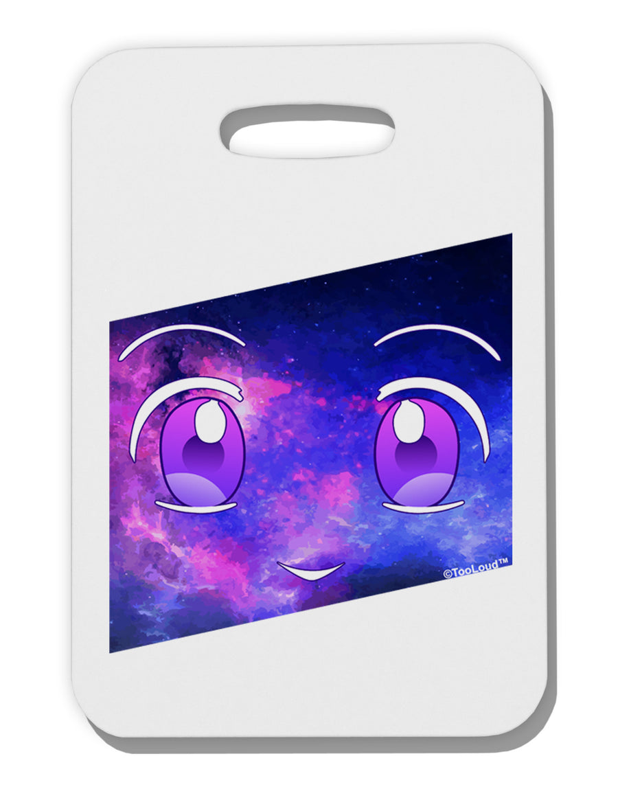 Cute Cosmic Eyes Thick Plastic Luggage Tag-Luggage Tag-TooLoud-White-One Size-Davson Sales