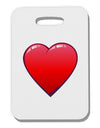 Cute Cartoon Heart Thick Plastic Luggage Tag by-Luggage Tag-TooLoud-White-One Size-Davson Sales