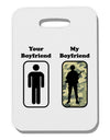 TooLoud Your Boyfriend My Boyfriend Thick Plastic Luggage Tag-Luggage Tag-TooLoud-White-One Size-Davson Sales