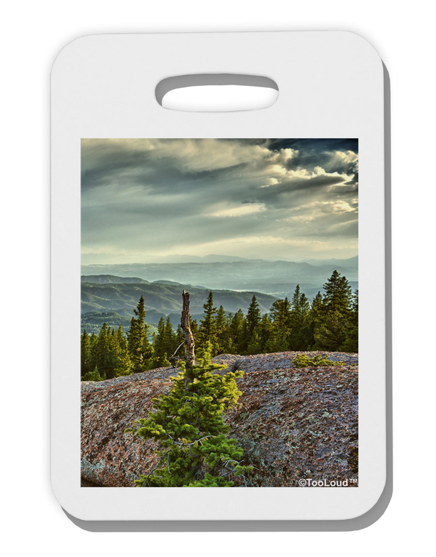 Nature Photography - Pine Kingdom Thick Plastic Luggage Tag by-Luggage Tag-TooLoud-White-One Size-Davson Sales