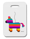 Colorful Hanging Pinata Design Thick Plastic Luggage Tag by TooLoud-Luggage Tag-TooLoud-White-One Size-Davson Sales