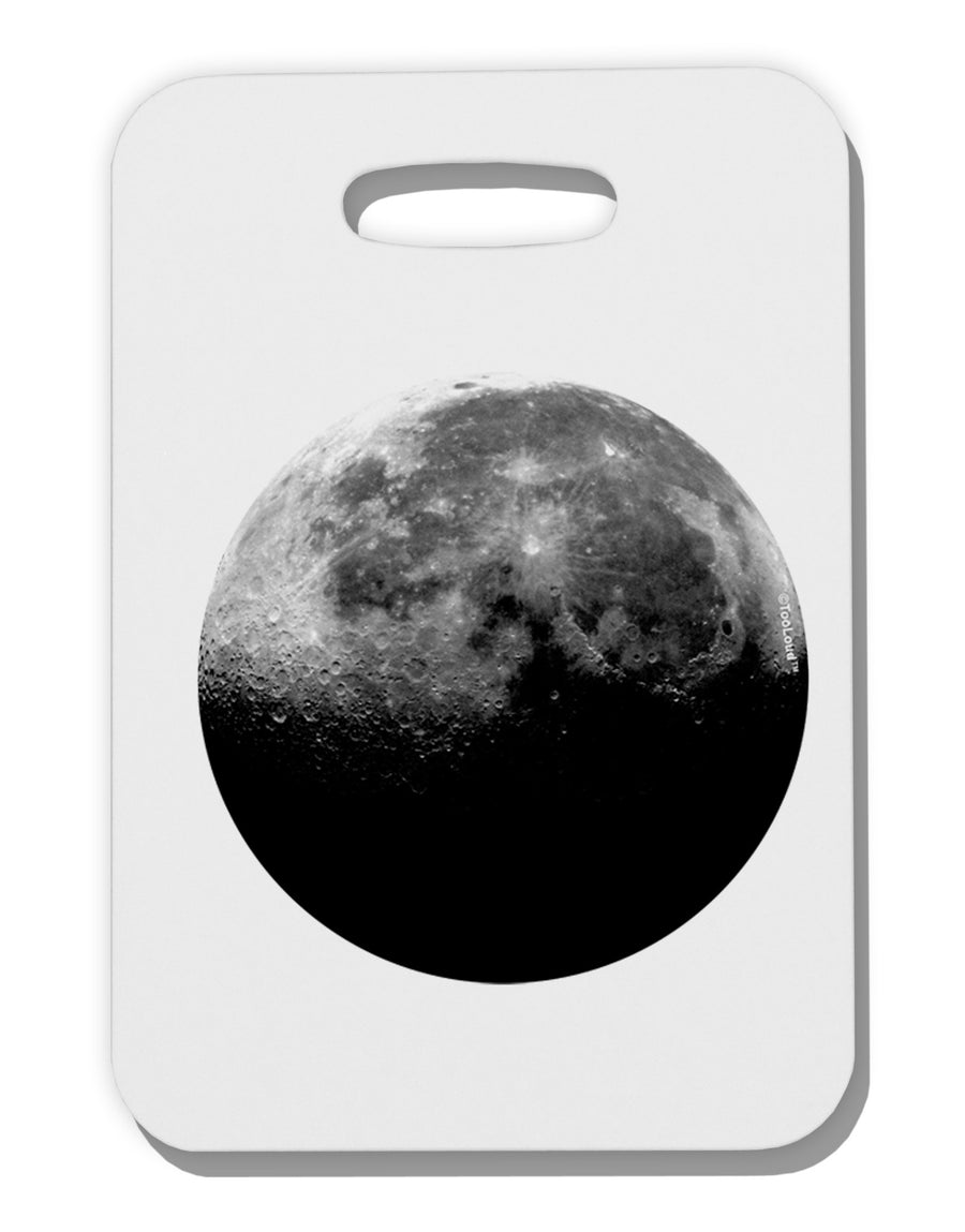 Moon of Earth Thick Plastic Luggage Tag-Luggage Tag-TooLoud-White-One Size-Davson Sales