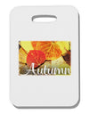 Colorado - Autumn Text Thick Plastic Luggage Tag-Luggage Tag-TooLoud-White-One Size-Davson Sales