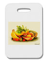 Watercolor Fruit Bowl 2 Thick Plastic Luggage Tag-Luggage Tag-TooLoud-White-One Size-Davson Sales